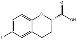 2H-1-Benzopyran-2-carboxylic acid, 6-fluoro-3,4-dihydro-, (2S)-