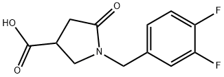 1-(3,4-Difluorobenzyl)-5-oxopyrrolidine-3-carboxylic acid