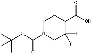1-(tert-butoxycarbonyl)-3,3-difluoropiperidine-4-carboxylic acid