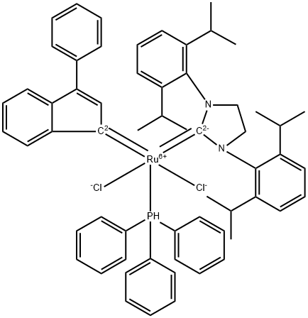 Dichloro[1,3-bis(2,6-diisopropylphenyl)-2-imidazolidinylidene](3-phenyl-1H-inden-1-ylidene)(triphenylphosphine)ruthenium(II)