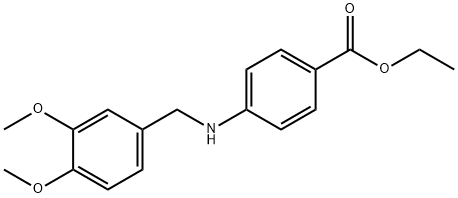 ETHYL 4-(3,4-DIMETHOXYBENZYLAMINO)BENZOATE