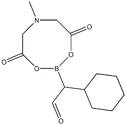 Cyclohexyl(6-methyl-4,8-dioxo-1,3,6,2-dioxazaborocan-2-yl)acetaldehyde