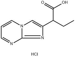 2-Imidazo[1,2-a]pyrimidin-2-ylbutanoic acid hydrochloride