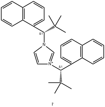 1,3-Bis[(1S)-2,2-diMethyl-1-(1-naphthyl)propyl]iMidazoliuM iodide >=98% (HPLC)