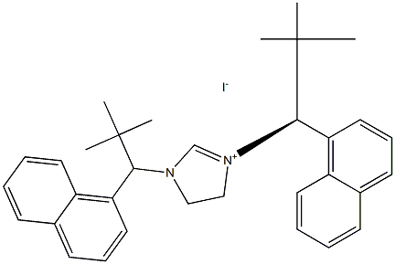 1,3-Bis[(1S)-2,2-dimethyl-1-(1-naphthyl)propyl]imidazolinium iodide