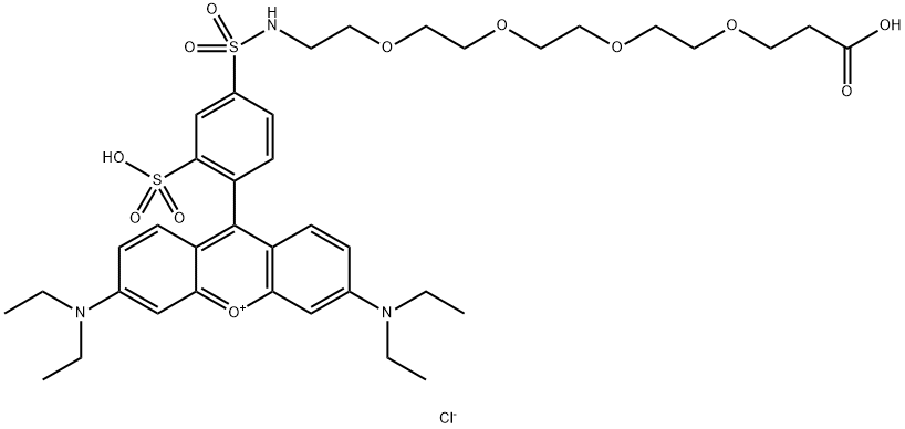 Lissamine Rhodamine B sulfonamide-dPEG4-acid(Chloride)