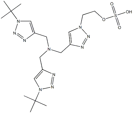 2-(4-((bis((1-(tert-butyl)-1H-1,2,3-triazol-4-yl)methyl)amino)methyl)-1H-1,2,3-triazol-1-yl)ethyl hydrogen sulfate