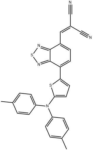 Propanedinitrile, 2-[[7-[5-[bis(4-Methylphenyl)aMino]-2-thienyl]-2,1,3-benzothiadiazol-4-yl]Methylene]-