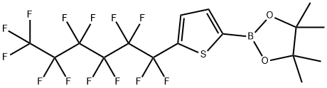 4,4,5,5-Tetramethyl-2-[5-(1,1,2,2,3,3,4,4,5,5,6,6,6- tridecafluorohexyl)-2-thienyl]-1,3,2-dioxaborolane