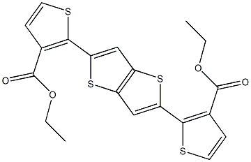 diethyl 2,2'-(thieno[3,2-b]thiophene-2,5-diyl)bis(thiophene-3-carboxylate)