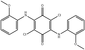 2,5-BIS(2-METHOXYANILINO)-3,6-DICHLORO-1,4-BENZOQUINONE