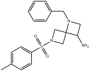1-Benzyl-6-tosyl-1,6-diazaspiro[3.3]heptan-3-amine