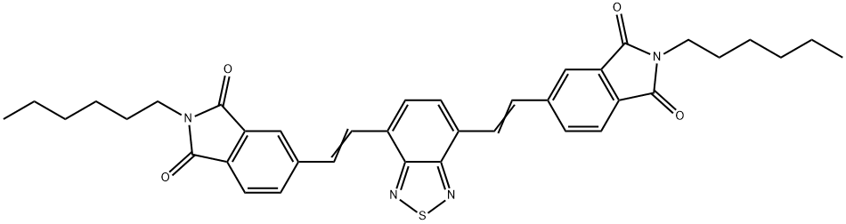 5,5′-(2,1,3-Benzothiadiazole-4,7-diyldi-2,1-ethenediyl)bis[2-hexyl-1H-isoindole-1,3(2H)-dione]