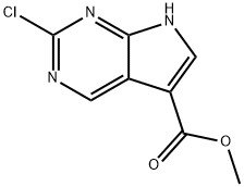 2-chloro-7H-Pyrrolo[2,3-d]pyriMidine-5-carboxylic acid Methyl ester