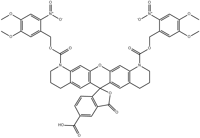 ortho-Nitroveratryloxycarbonyl-5-carboxy-Q-rhodamine