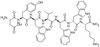 H-ASP-TYR-D-TRP-VAL-D-TRP-D-TRP-LYS-NH2
