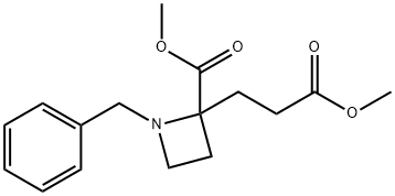 2-Azetidinepropanoic acid, 2-(Methoxycarbonyl)-1-(phenylMethyl)-, Methyl ester