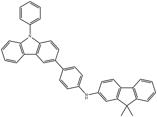 9,9-dimethyl-N-[4-(9-phenyl-9H-carbazole-3-yl)phenyl]-9H-fluoren-2-amine