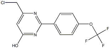 6-(Chloromethyl)-2-[4-(trifluoromethoxy)phenyl]-4-pyrimidinol