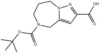 5-(Tert-Butoxycarbonyl)-5,6,7,8-Tetrahydro-4H-Pyrazolo[1,5-A][1,4]Diazepine-2-Carboxylic Acid(WX141418)