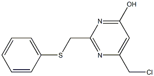 6-(Chloromethyl)-2-[(phenylsulfanyl)methyl]-4-pyrimidinol