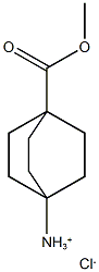 4-METHOXYCARBONYL-BICYCLO[2.2.2]OCT-1-YL AMMONIUM CHLORIDE