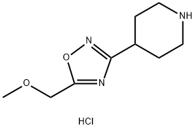 4-(5-Methoxymethyl-[1,2,4]oxadiazol-3-yl)-piperidine hydrochloride