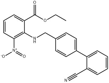 2-[[(2'-Cyano[1,1'-biphenyl]-4-yl)methyl]amino]-3-nitro-benzoic acid ethyl ester