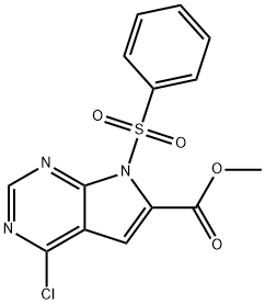 Methyl 4-chloro-7-phenylsulfonyl-7H-pyrrolo[2,3-d]pyriMidine-6-carboxylate