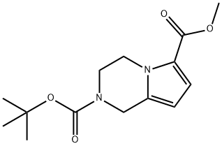 3,4-Dihydro-1H-pyrrolo[1,2-a]pyrazine-2,6-dicarboxylic acid 2-tert-butyl ester 6-Methyl ester