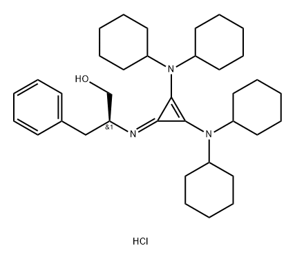 (S)-2-(2,3-Bis(dicyclohexylaMino)cyclopropeniMine)-3-phenylpropan-1-ol hydrochloride AldrichCPR