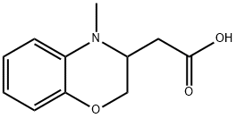 2-(4-methyl-2,3-dihydro-1,4-benzoxazin-3-yl)acetic acid
