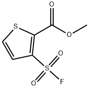 2-Thiophenecarboxylic acid, 3-(fluorosulfonyl)-, methyl ester
