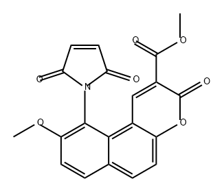 Methyl 10-(2,5-dioxo-2,5-dihydro-1H-pyrrol-1-yl)-9-methoxy-3-oxo-3H-benzo[f]chromene-2-carboxylate