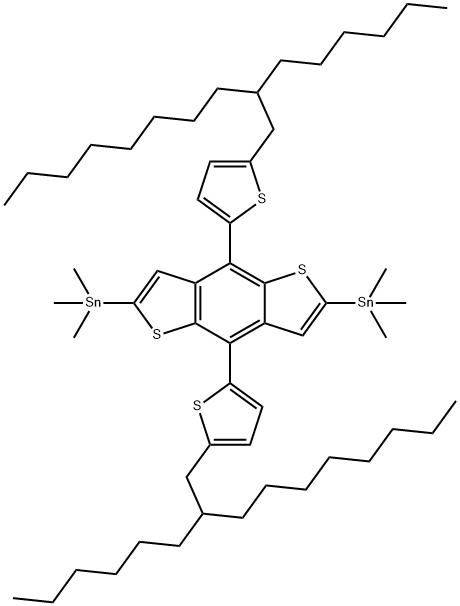 IN1414, (4,8-bis(5-(2-hexyldecyl)thiophen-2-yl)benzo[1,2-b:4,5-b']dithiophene-2,6-diyl)bis(trimethylstannane)