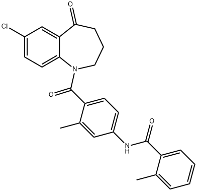 N-[4-[(7-Chloro-2,3,4,5-tetrahydro-5-oxo-1H-1-benzazepin-1-yl)carbonyl]-3-methylphenyl]-2-methylbenzamide