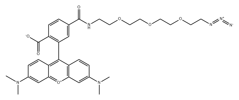 6-Carboxytetramethylrhodamine-PEG3-Azide (6-TAMRA-PEG3-Azide)