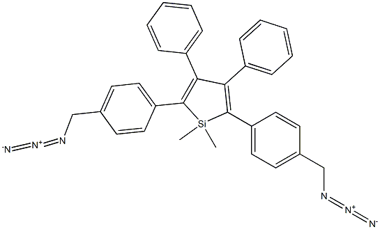 2,5-Bis[4-(azidomethyl)phenyl]-1,1-dimethyl-3,4-diphenyl-1H-silole