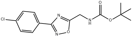 tert-butyl N-{[3-(4-chlorophenyl)-1,2,4-oxadiazol-5-yl]methyl}carbamate