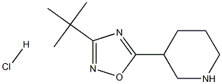 3-(3-tert-Butyl-1,2,4-oxadiazol-5-yl)piperidine hydrochloride