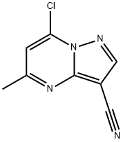 7-CHLORO-5-METHYLPYRAZOLO[1,5-A]PYRIMIDINE-3-CARBONITRILE