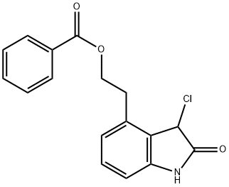 4-[2-(BENZOYLOXY)ETHYL]-3-CHLORO-1,3-DIHYDRO-2H-INDOL-2-ONE 