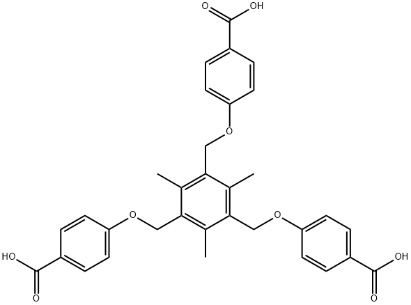 4,4',4''-(((2,4,6-triMethylbenzene-1,3,5-triyl)tris(Methylene))tris(oxy))tribenzoic acid