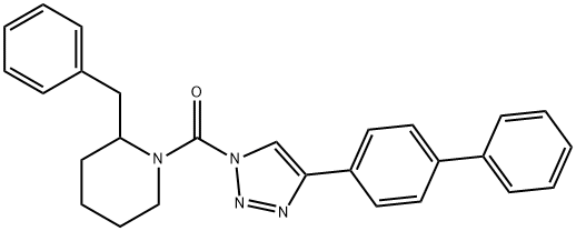 Methanone, (4-[1,1'-biphenyl]-4-yl-1H-1,2,3-triazol-1-yl)[2-(phenylMethyl)-1-piperidinyl]-