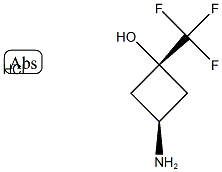 trans-3-amino-1-(trifluoromethyl)cyclobutan-1-ol hydrochloride