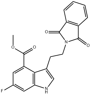 3-[2-(1,3-Dihydro-1,3-dioxo-2H-isoindol-2-yl)ethyl]-6-fluoro-1H-indole-4-carboxylic acid methyl ester