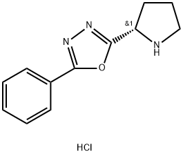 (S)-2-phenyl-5-(pyrrolidin-2-yl)-1,3,4-oxadiazole hydrochloride
