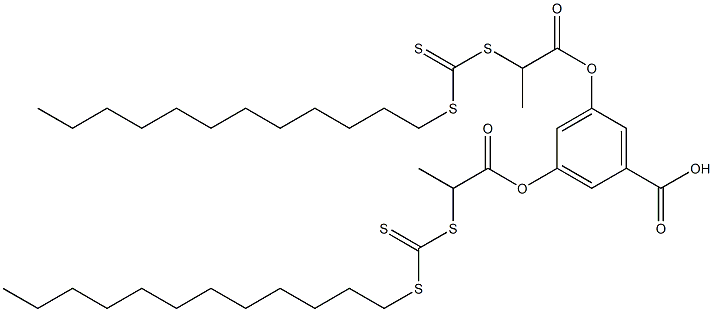 3,5-Bis(2-dodecylthiocarbonothioylthio-1-oxopropoxy)benzoic acid