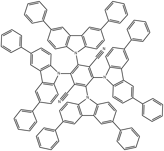 2,3,5,6-tetrakis(3,6-diphenylcarbazol-9-yl)-1,4-dicyanobenzene