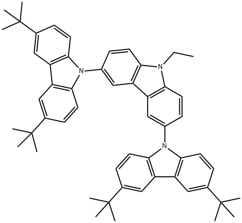3,3′′,6,6′′-Tetra-tert-butyl-9′-ethyl-9′H-9,3′:6′,9′′-terbenzo[b]indole